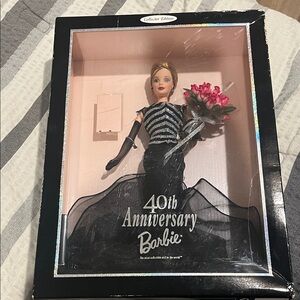 Barbie 40th Anniversary Doll in Black and Pink